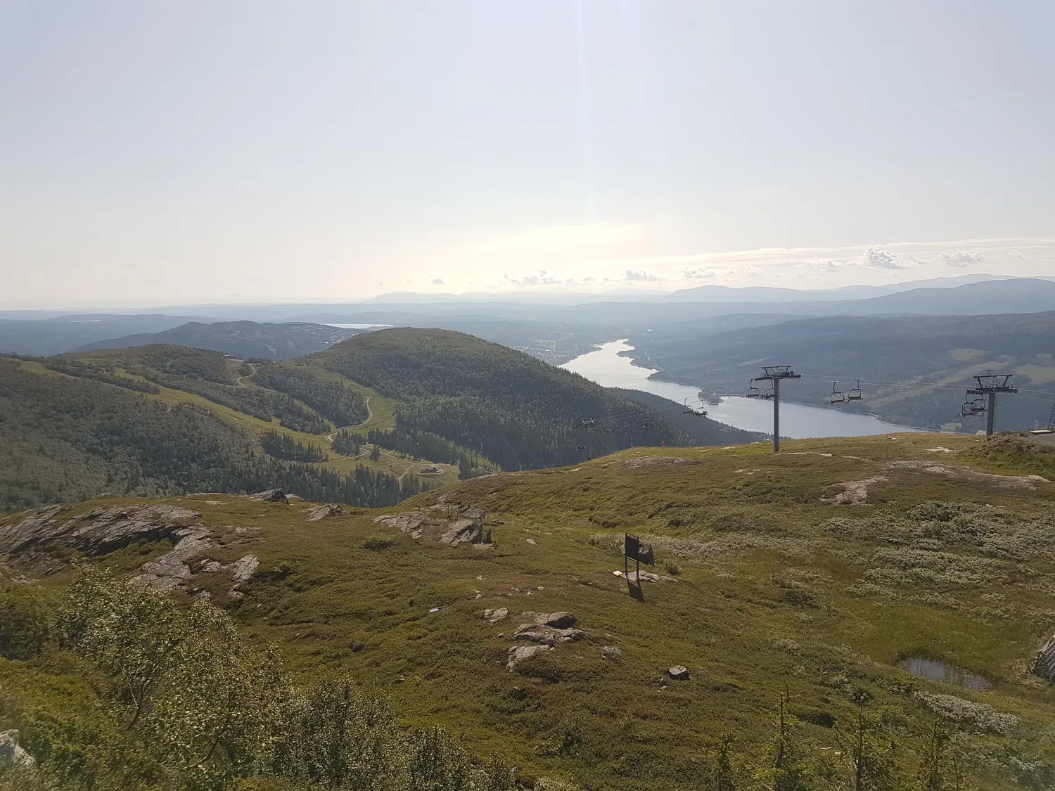 Utsikt över fjället